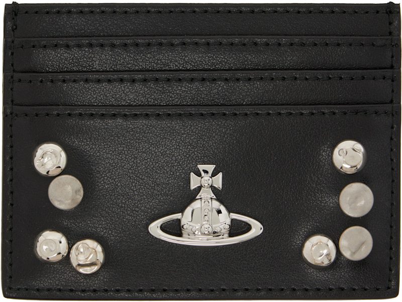 Black Flat Card Holder 262314M163045