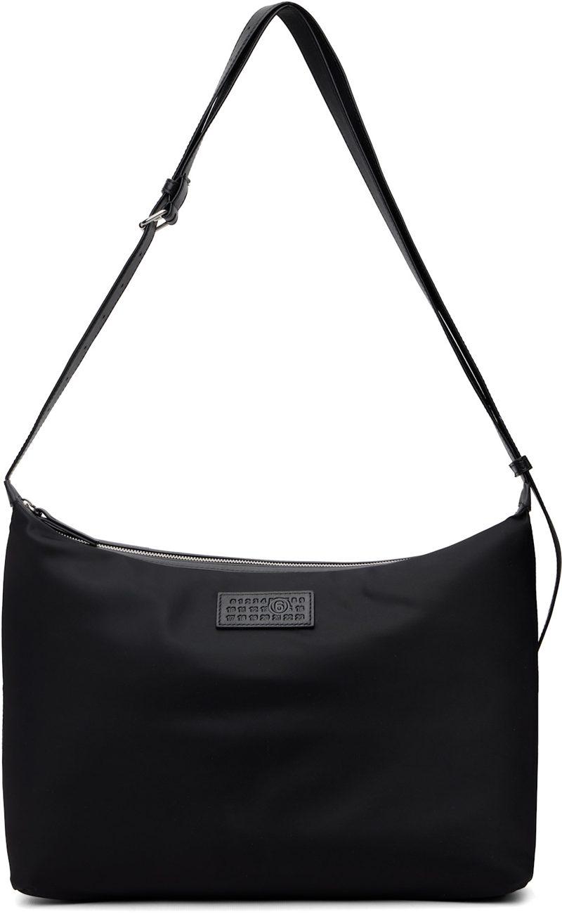 Black Numeric Crossbody Bag 262188M170000