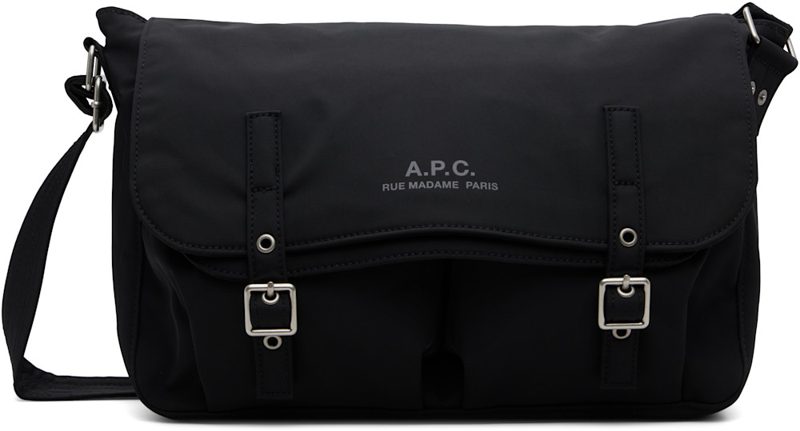 Black Archive Messenger Bag 262252M170025