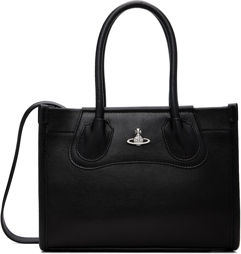 Black Troy Small Tote Crossbody Bag 262314M170013