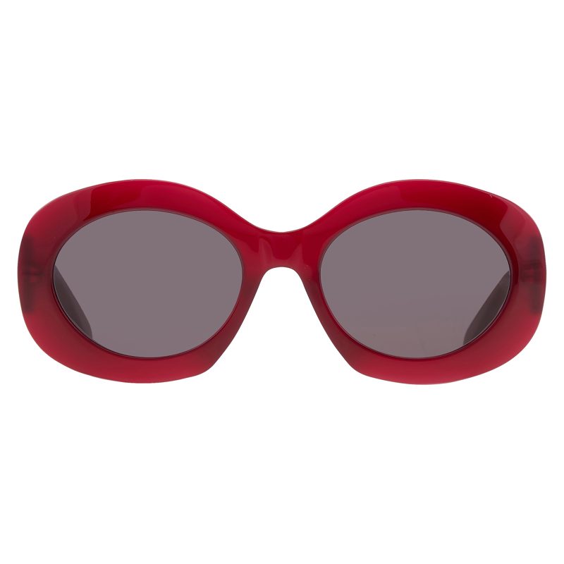 Celine Smoke Oval Ladies Sunglasses CL40292U 69A 54
