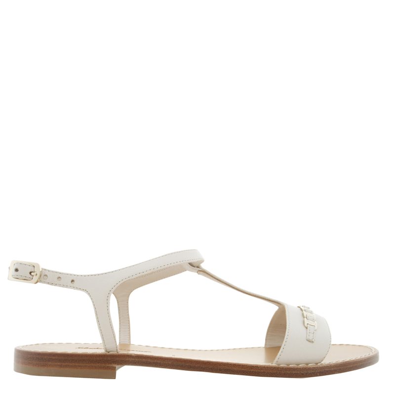 Tremiti Chain-Embellished Leather Sandals
