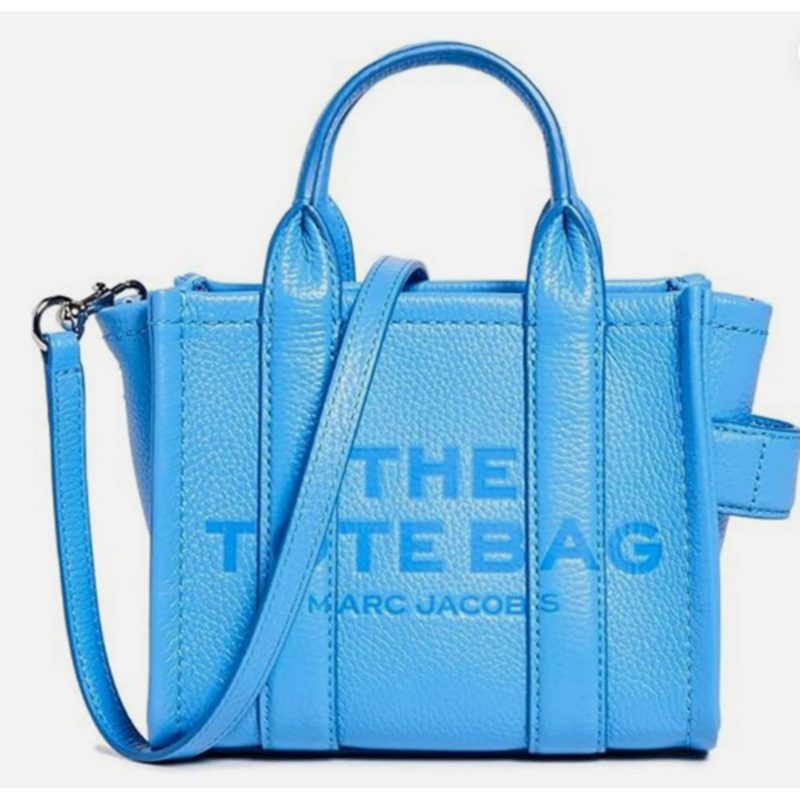 Womens The Leather Crossbody Tote Bag