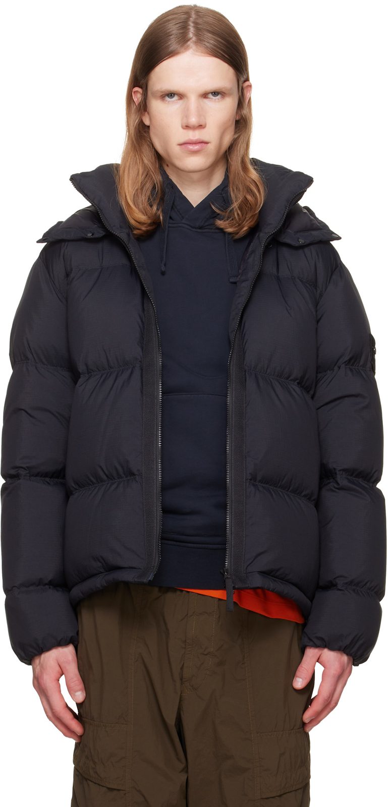 Black 4100013 Matt Ripstop Cordura Advanced Down Jacket 262828M178021