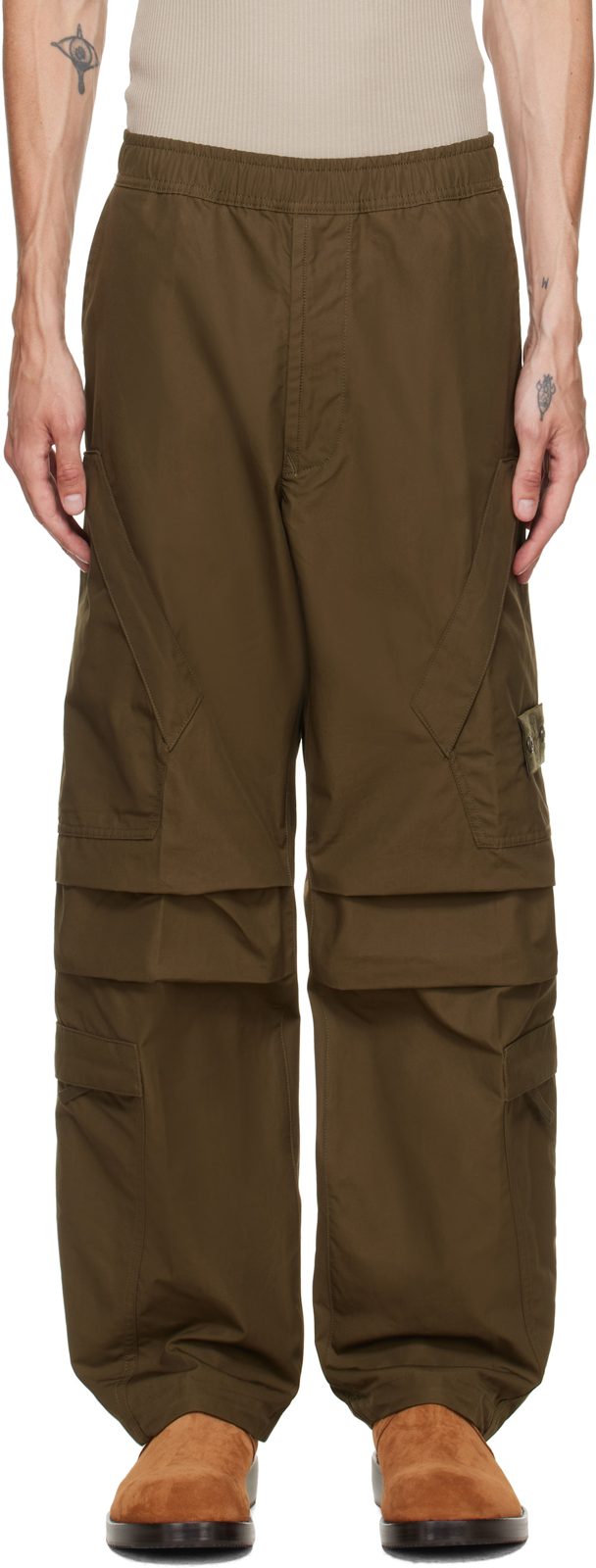 Khaki 3100022 All-Weather Cotton Canvas_S.I. Ghost Cargo Pants 262828M188006