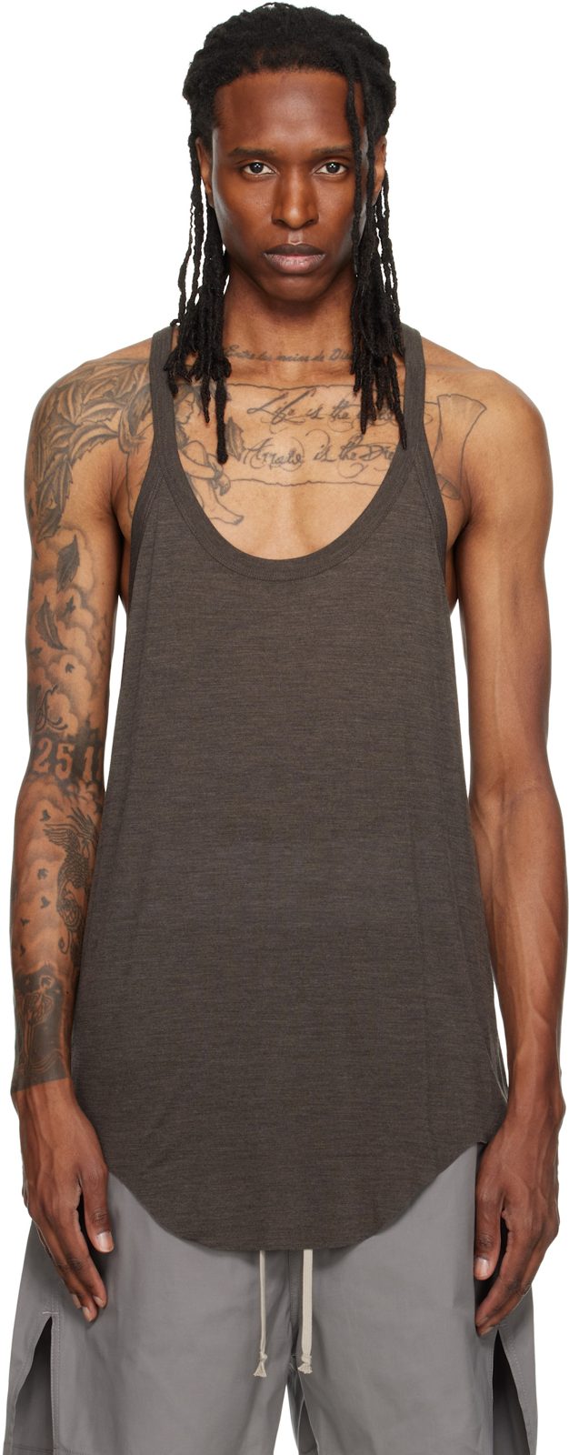 Gray Tower Pony Tank Top 262232M214032