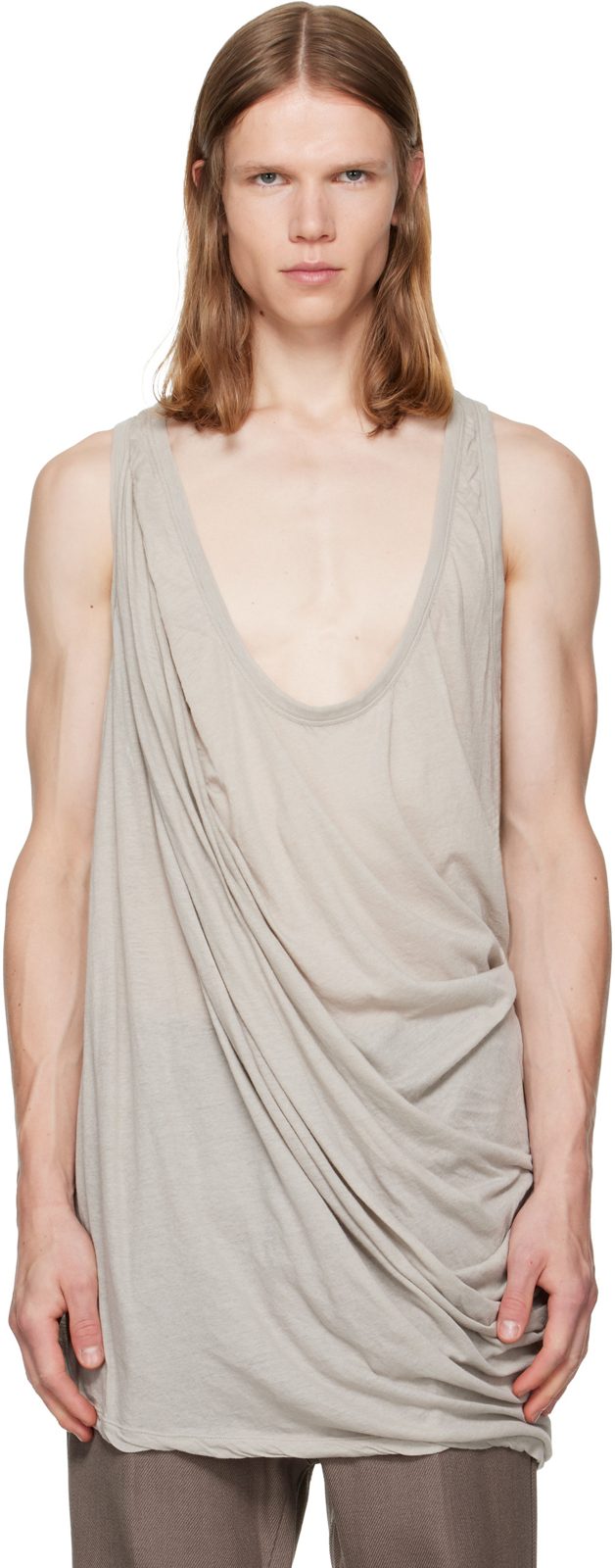 오프화이트 Tower Draped Pony Tank Top 262232M214007