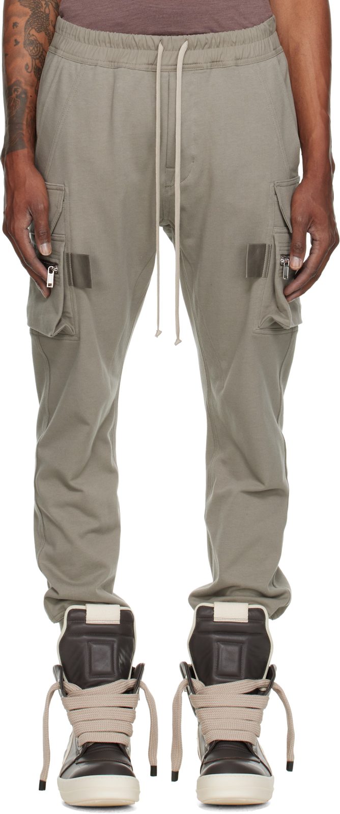 Taupe Tower Mastodon Cargo Pants 262232M188036