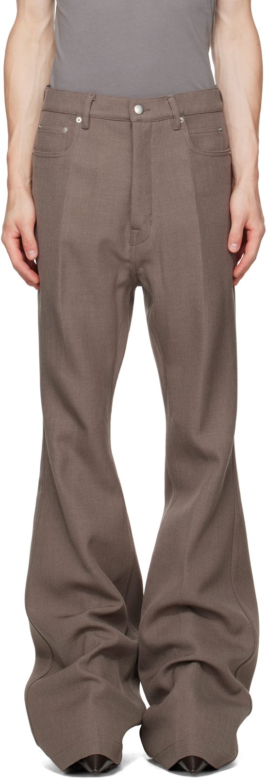 Gray Tower Bolan Bootcut Trousers 262232M191013