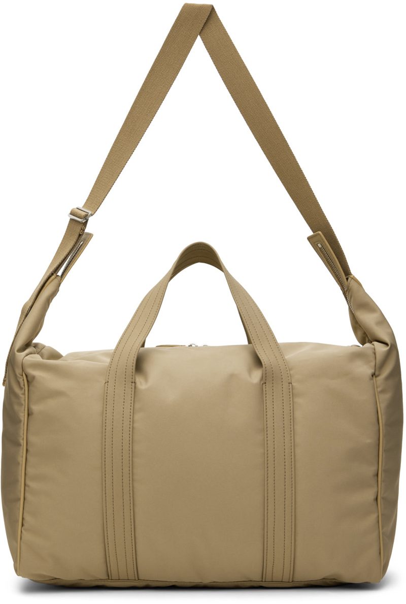 The Row Beige Logan Duffle Bag 232359M169002