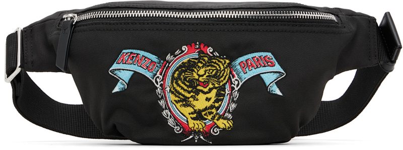 Black [겐조] Paris Jumping Tiger Belt Bag 262387M171005