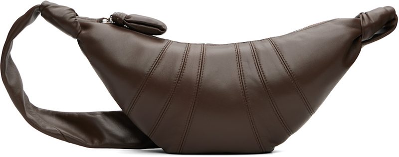 Brown Medium Croissant Bag 262646M170024