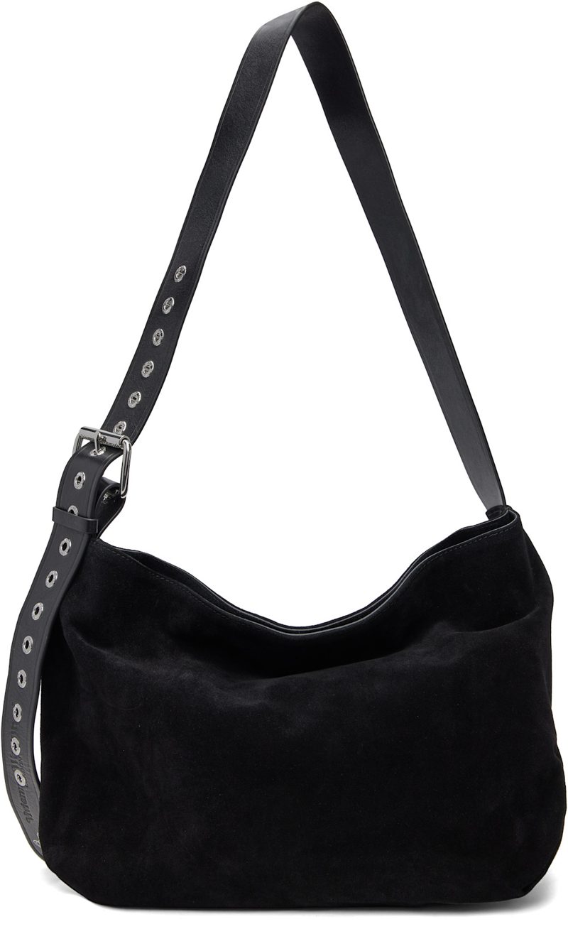 Black Maxime Medium Shoulder Bag 262314F048090