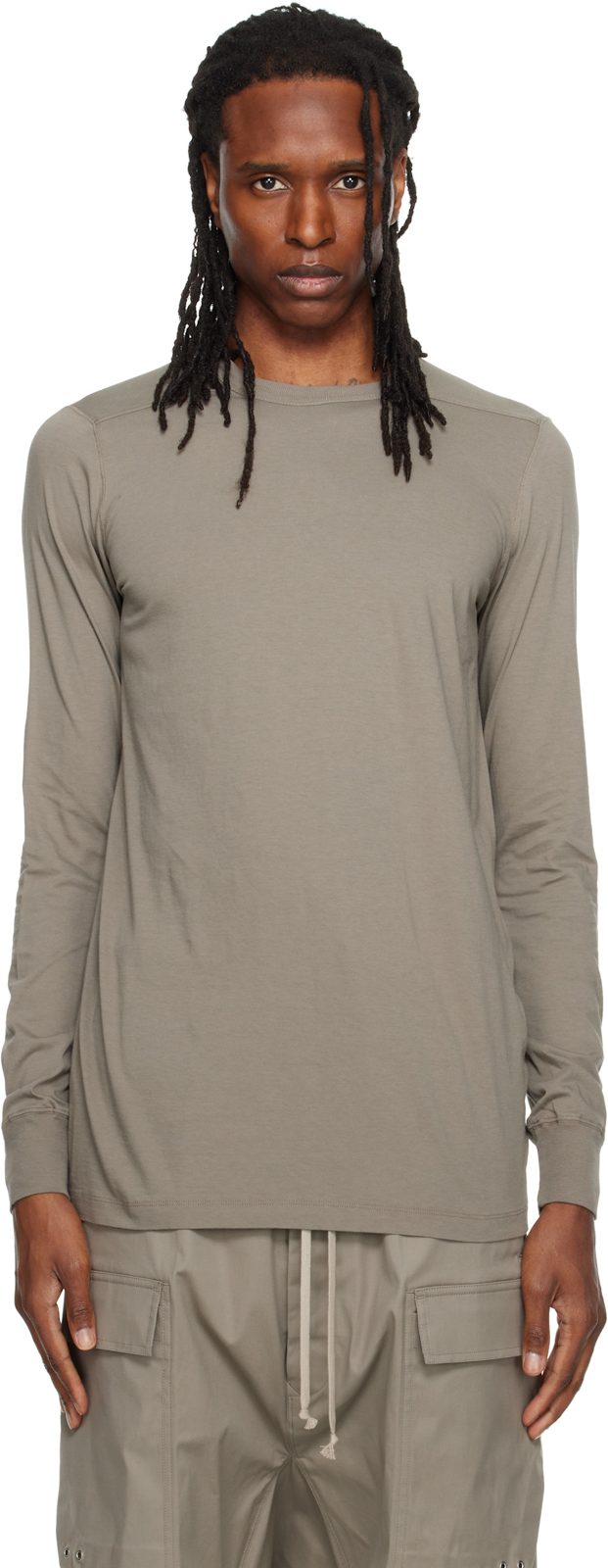 Taupe Tower Level LS T-shirt 262232M213034