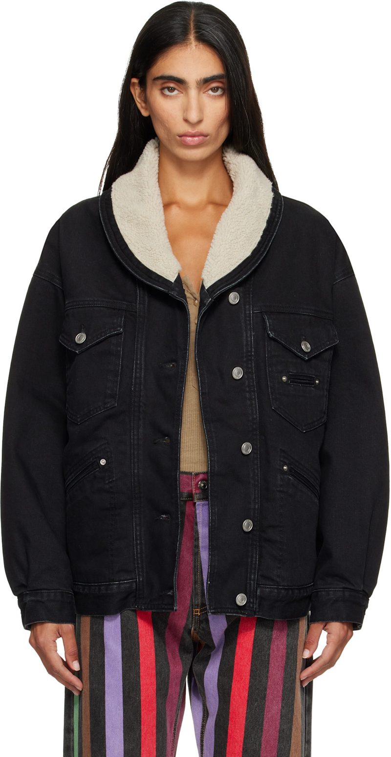 Black Pimia Denim Jacket 262600F060003