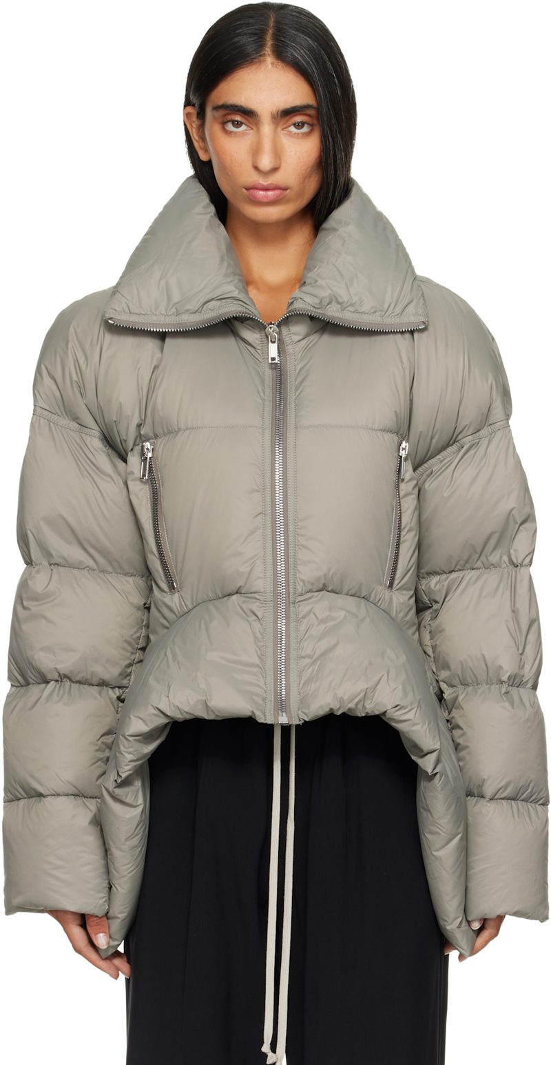 Taupe Tower Draculimo Down Jacket 262232F061005