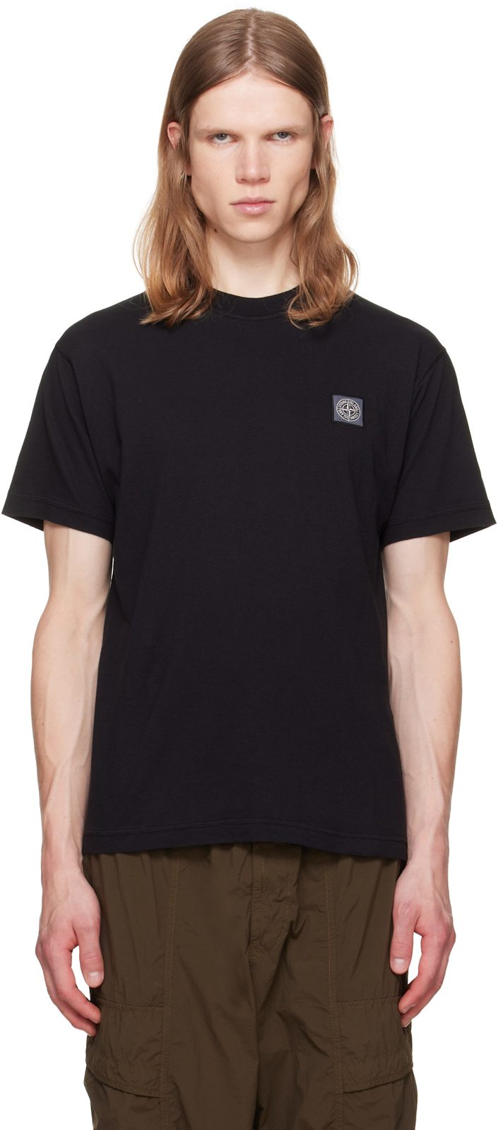 Black 2100026 Organic Cotton Fissato T-shirt 262828M213021