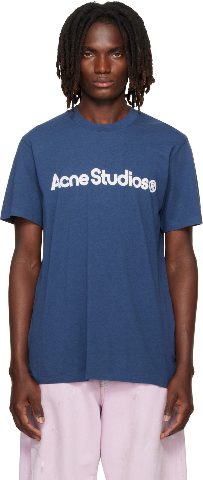 Navy Graphic T-shirt 262129M213054