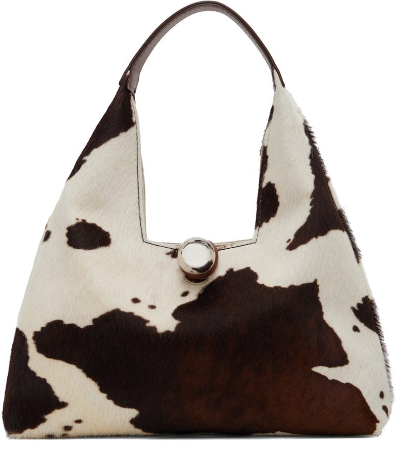 Marni Brown & [오프화이트] Trapeze Mini Bag 262379F048012