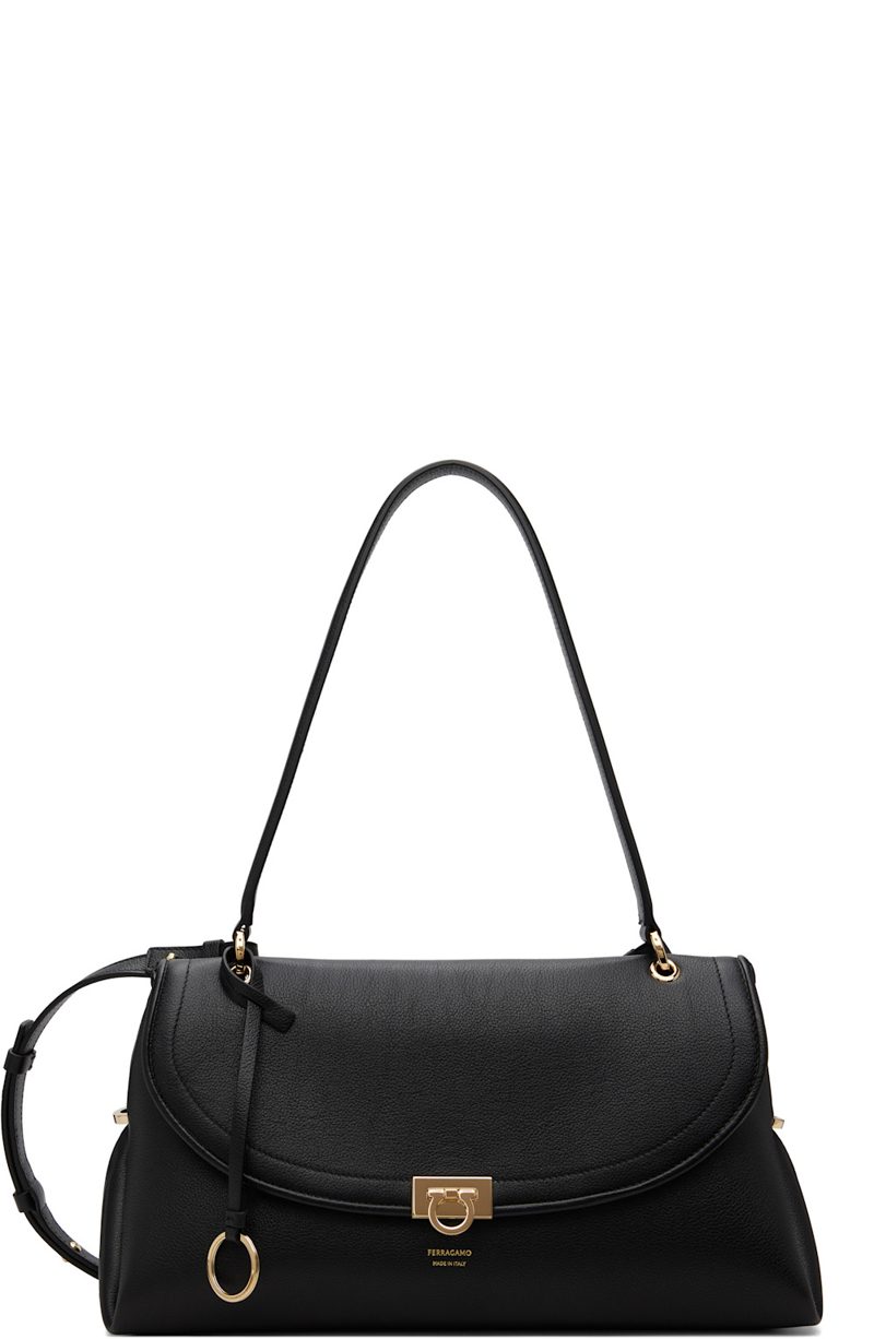 Black [페라가모] Sofia 2026 Shoulder Bag 262270F048005