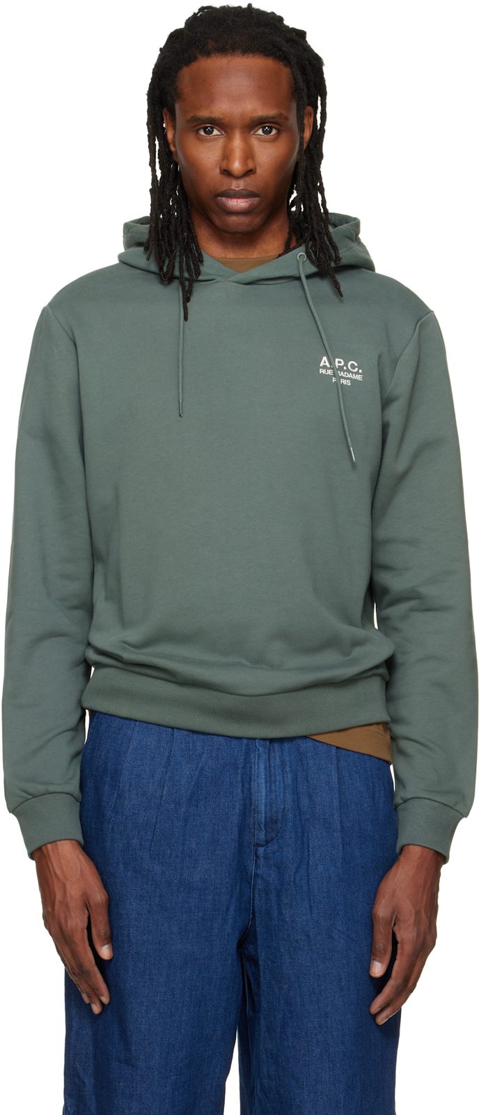 Green Standard Rue Madame Hoodie 262252M202012