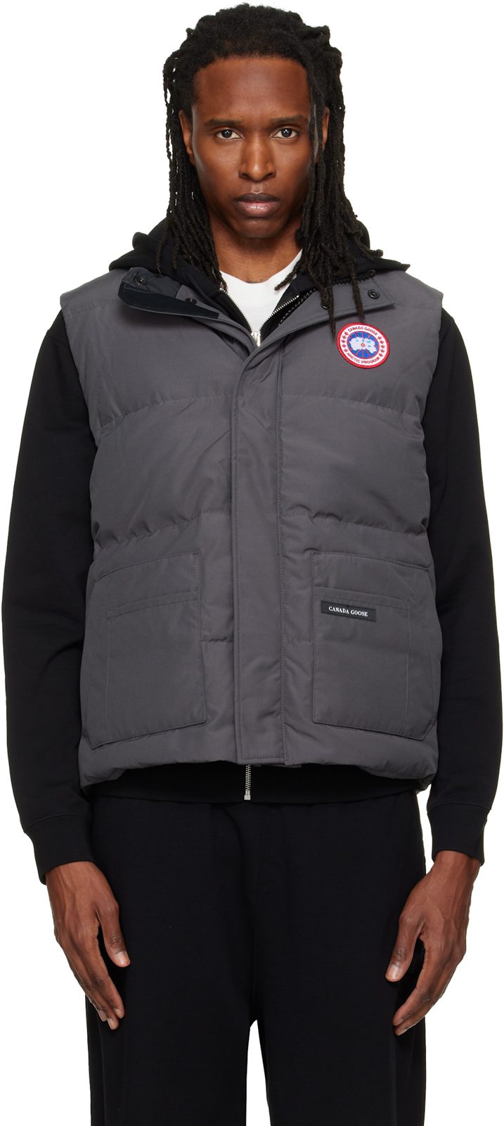 Gray Legacy Freestyle Down Vest 262014M178003