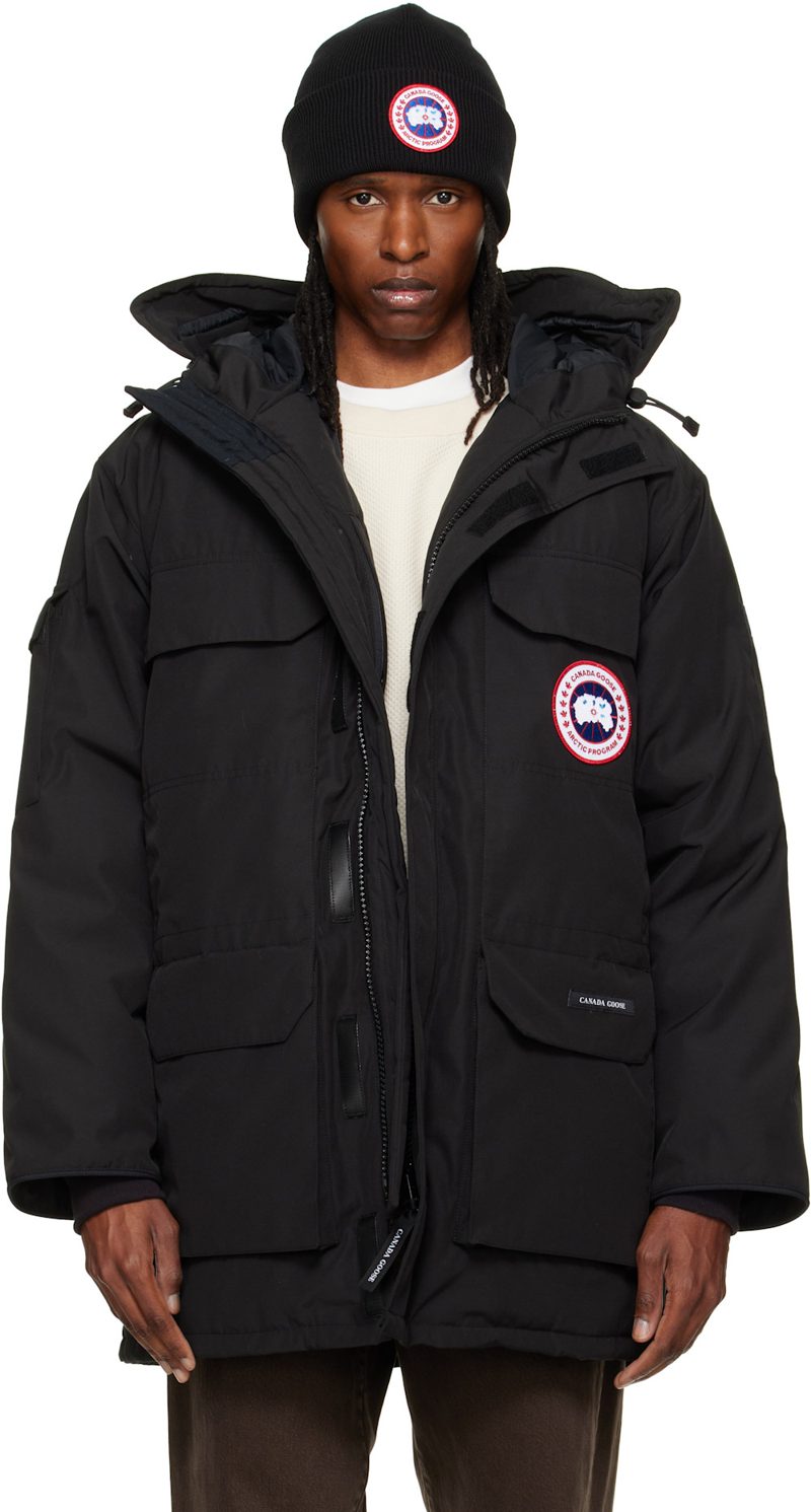 Black Expedition Down Coat 262014M178016