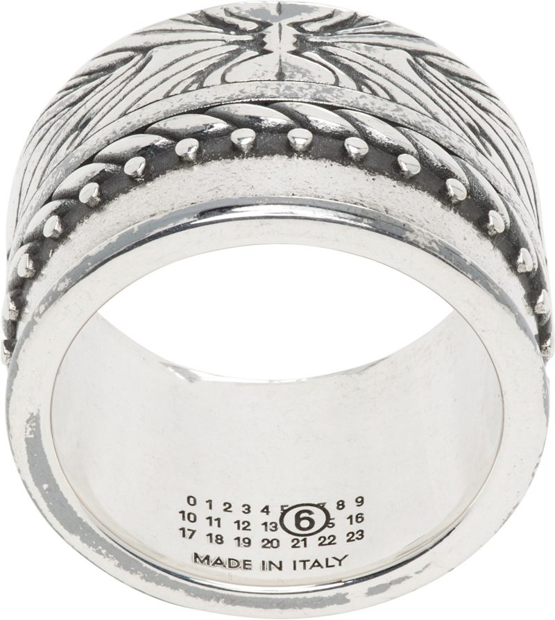 Double Floral Motif Ring 262188M147007