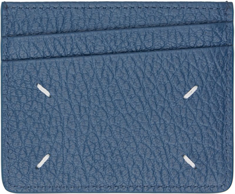 Blue Four Stitches Card Holder 262168M163016