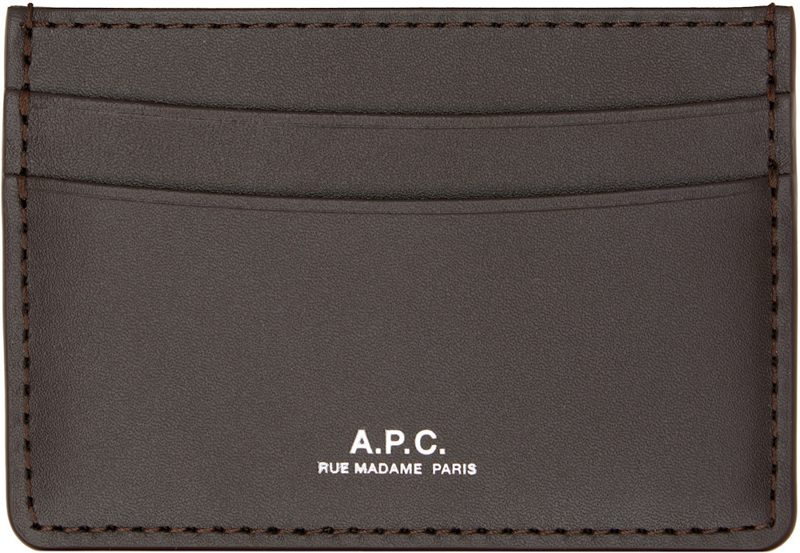 Brown Andre Card Holder 262252M163013