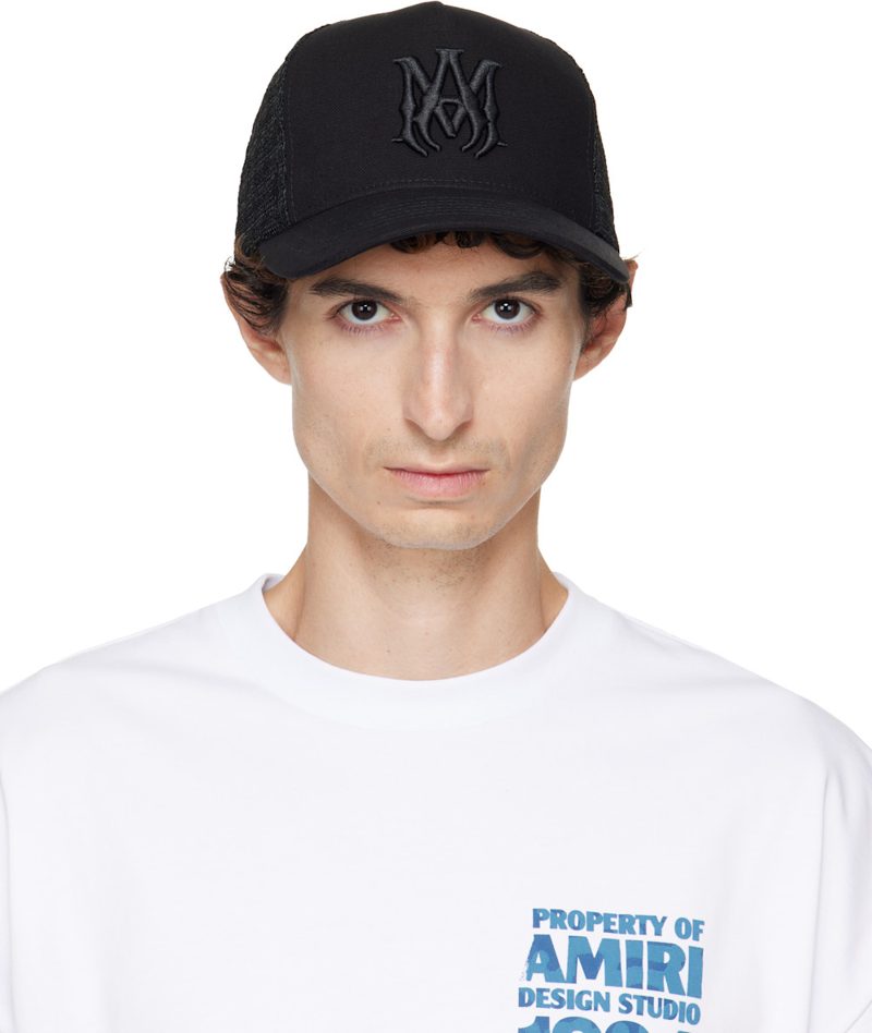 Black Canvas MA Trucker Cap 262886M139013