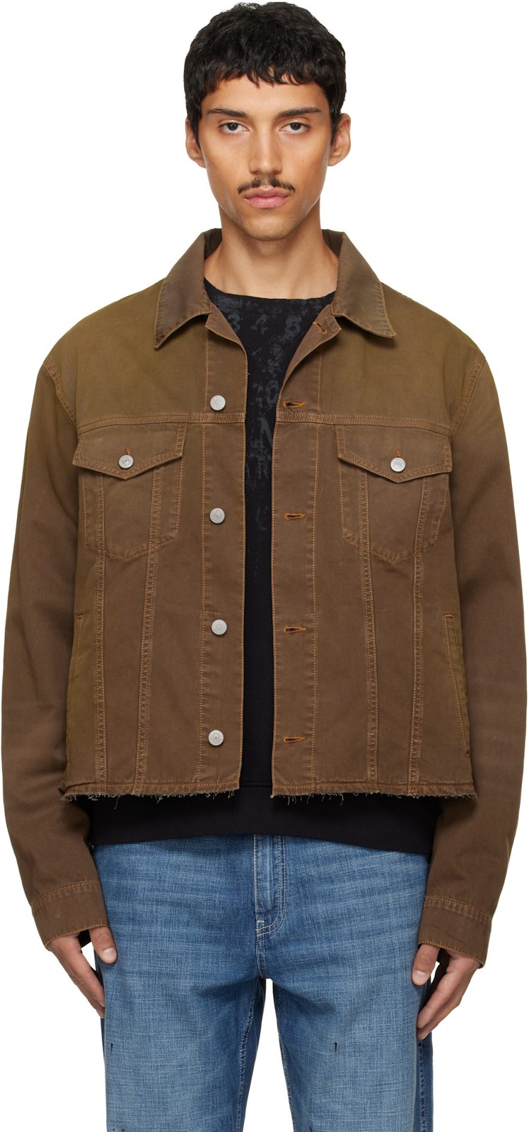 Khaki Sports Jacket 262188M180011