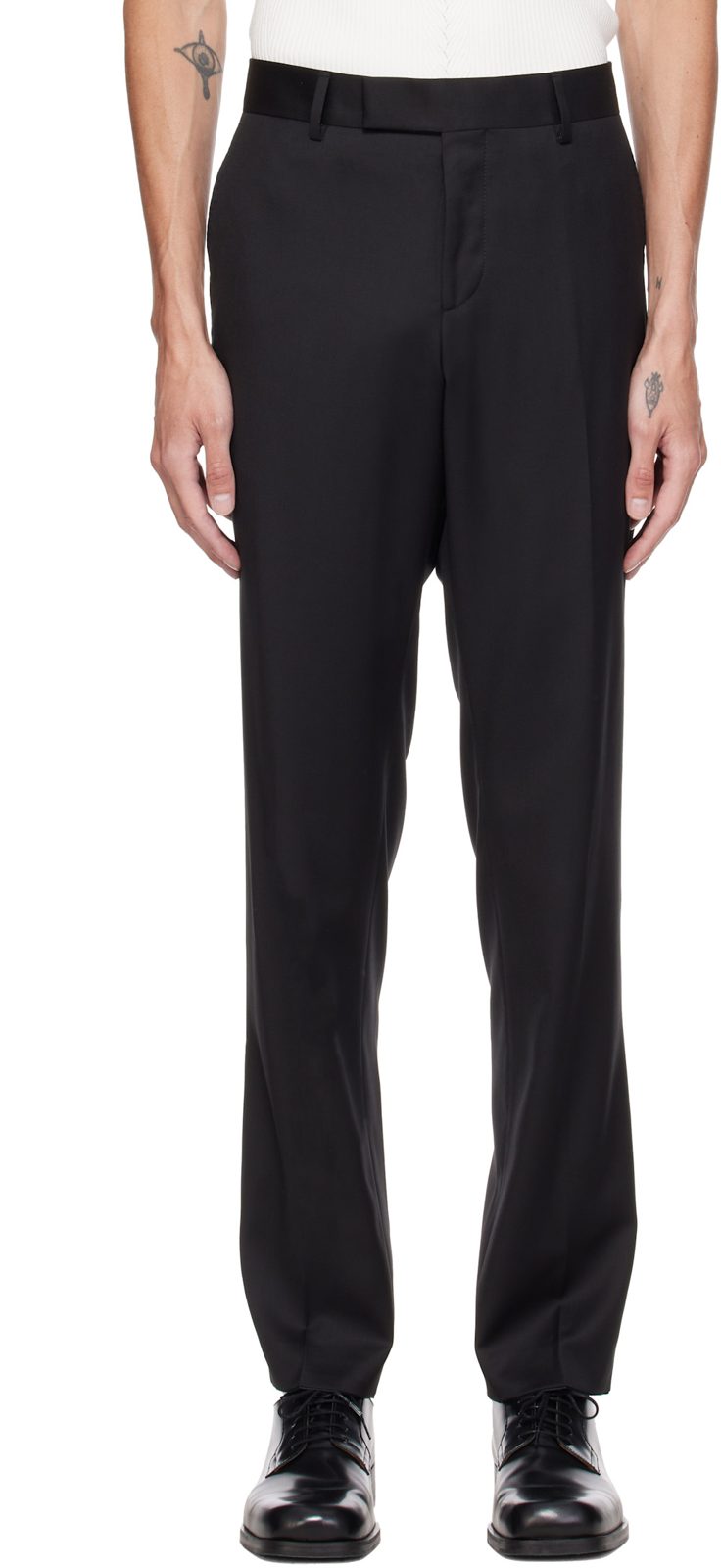 Black [보스] One Slim-Fit Trousers 262085M191011