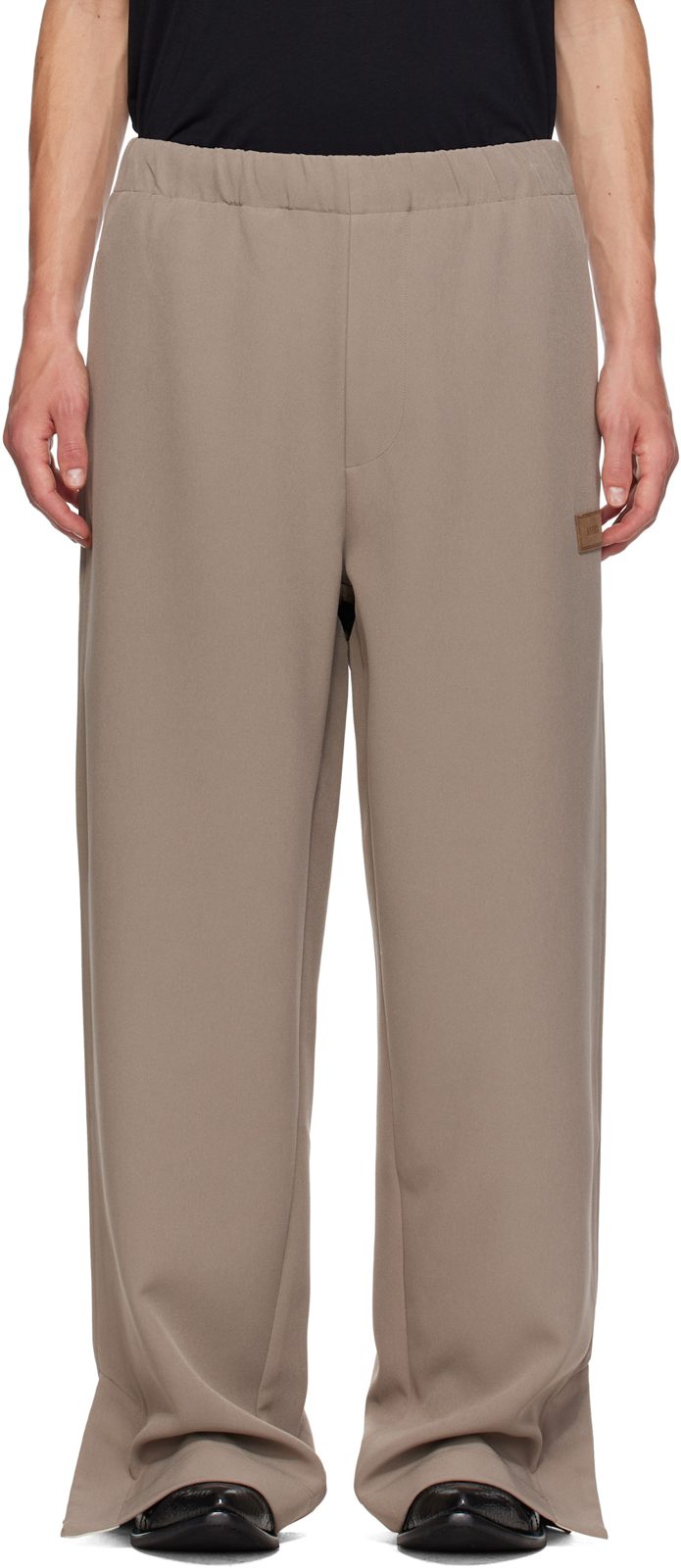 Beige [아미리] Patch Cady Sweatpants 262886M190001