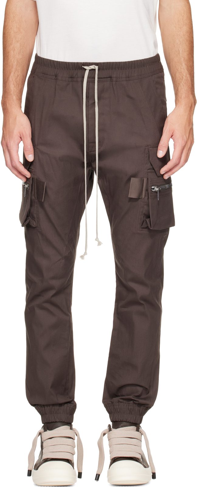 Brown Tower Heavy Cotton Poplin Mastodon Cargo Pants 262232M188030