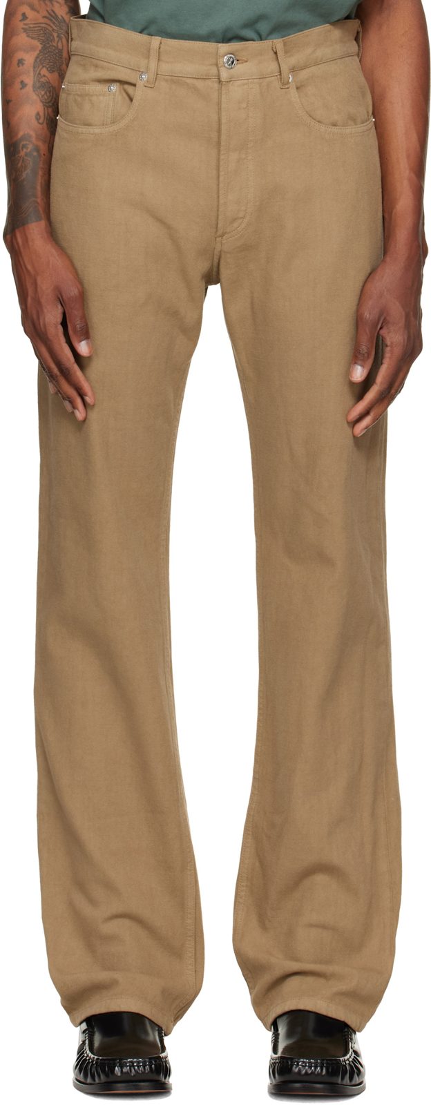 Beige Rescue Jeans 262252M186019