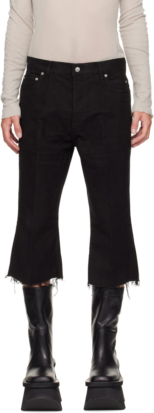Black Tower Bolan Cutoff Jeans 262232M186019