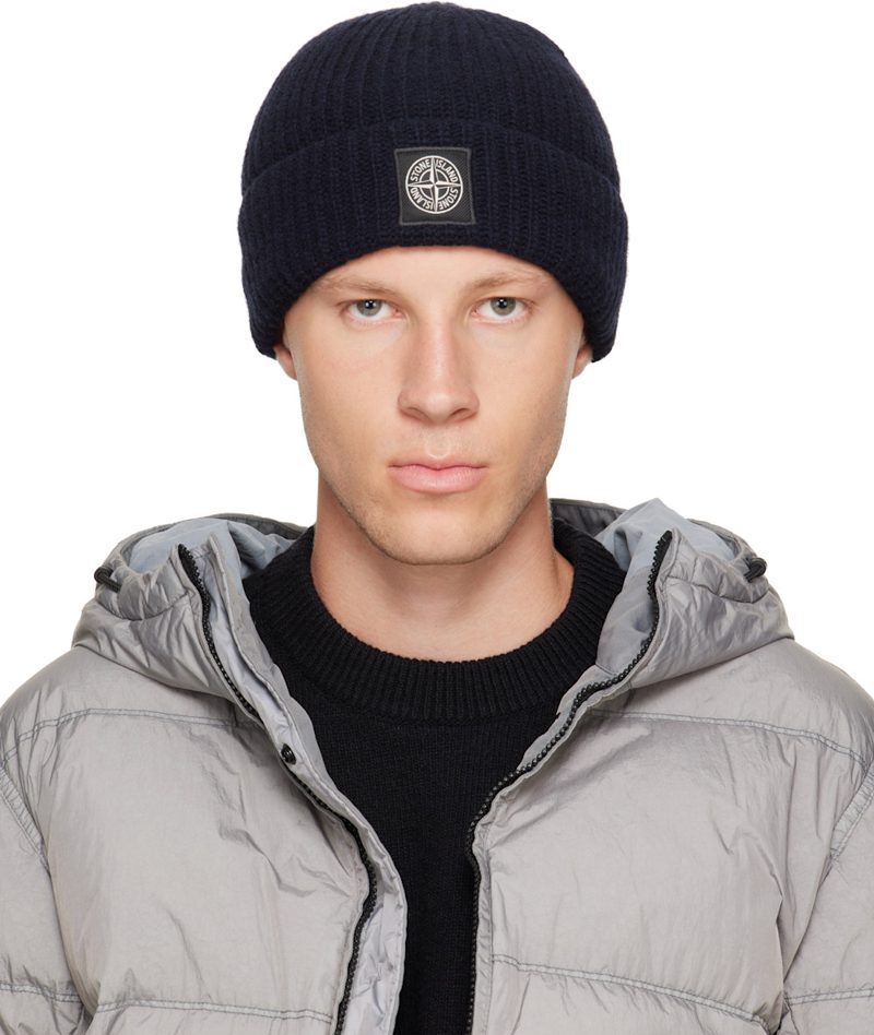 Navy N100012 Light RWS Geelong Wool Beanie 262828M138002