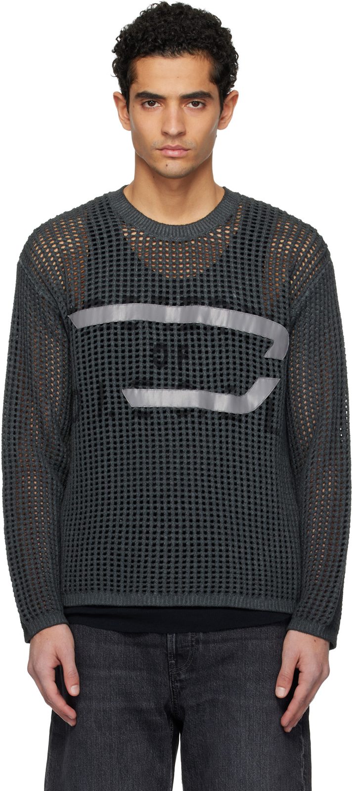 Gray K-Roch Sweater 261001M201001