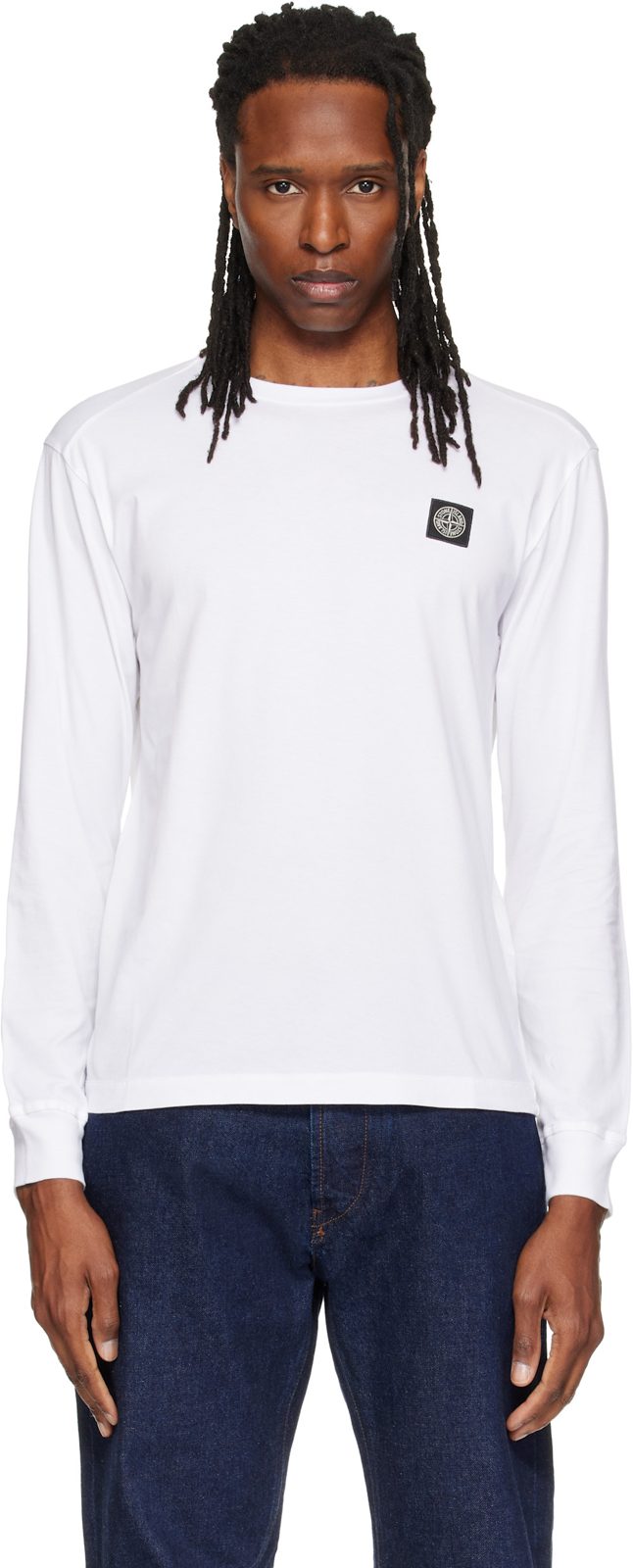 White 2100031 60 / 2 Cotton Jersey T-shirt 262828M213004