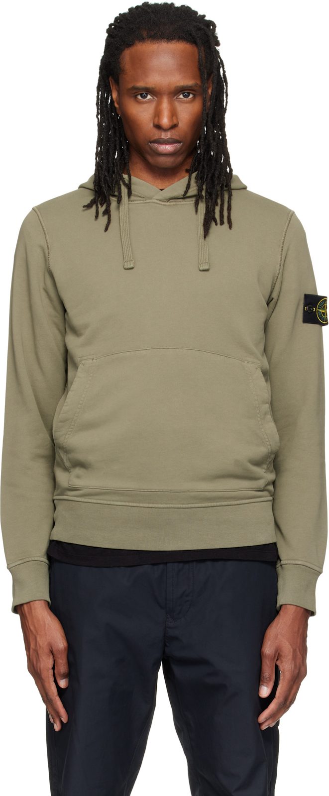 Khaki 6100062 Organic Cotton Hoodie 262828M202003