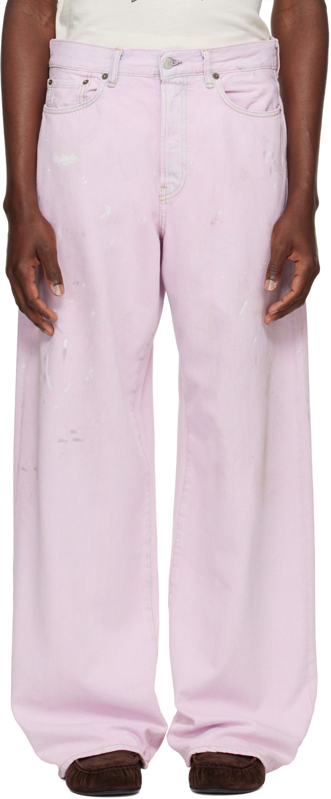Pink Loose Fit 1981 Jeans 262129M186017