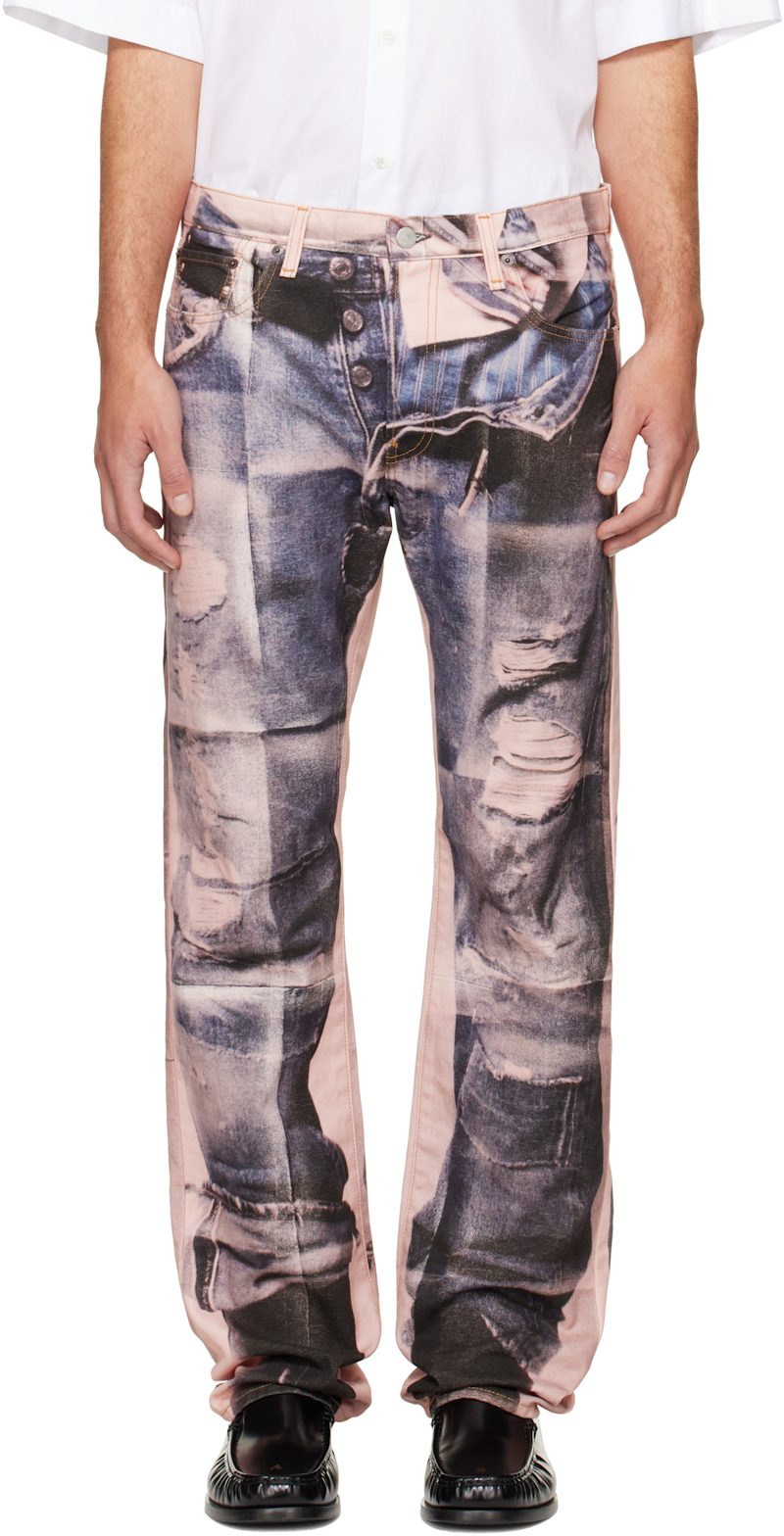 Pink Trompe-Loeil 1996M Jeans 262129M186045