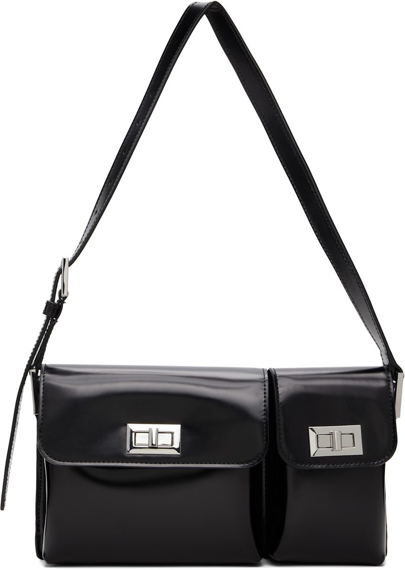 BY FAR Black Billy Bag 262289F048007