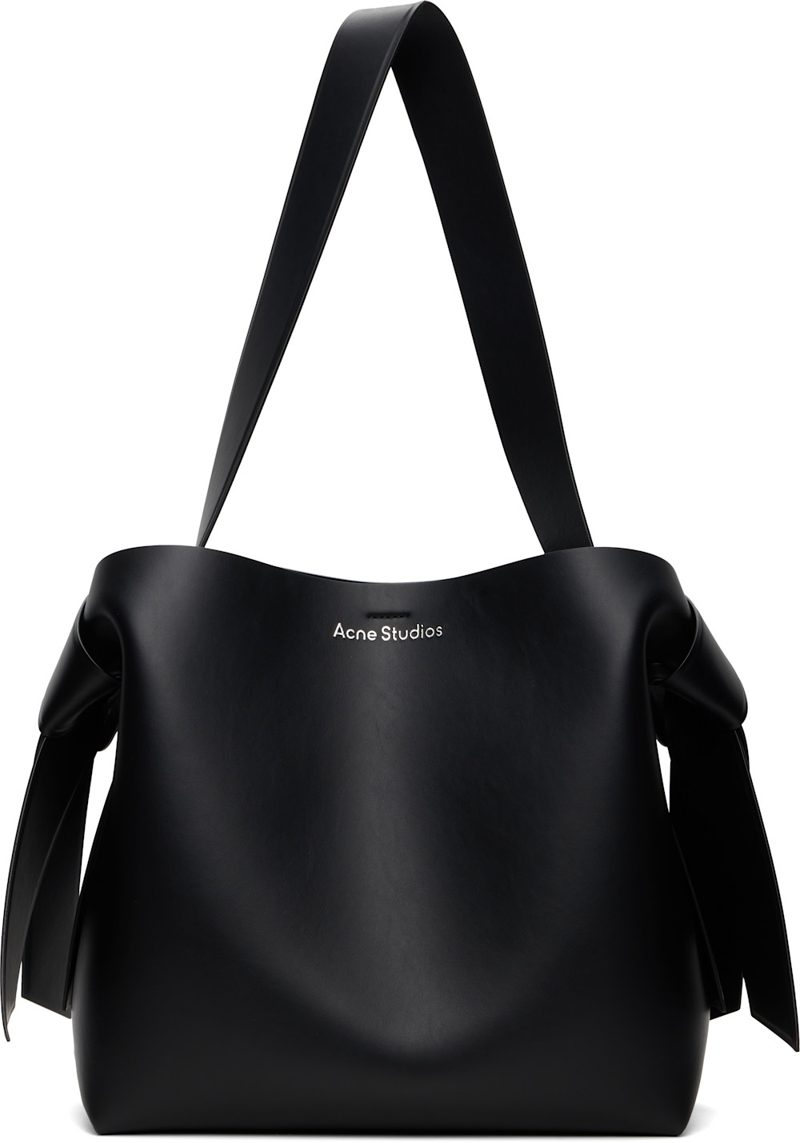 Black Musubi Midi Shoulder Bag 262129F048024