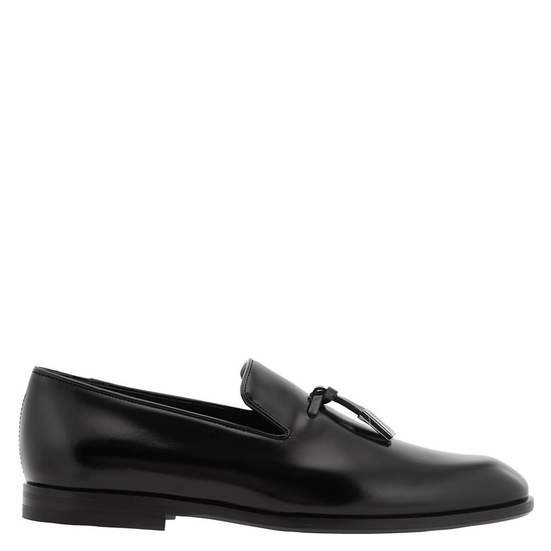 Smooth Leather Tassel Loafers