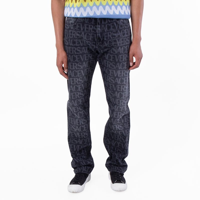 All-Over Logo Denim Jeans