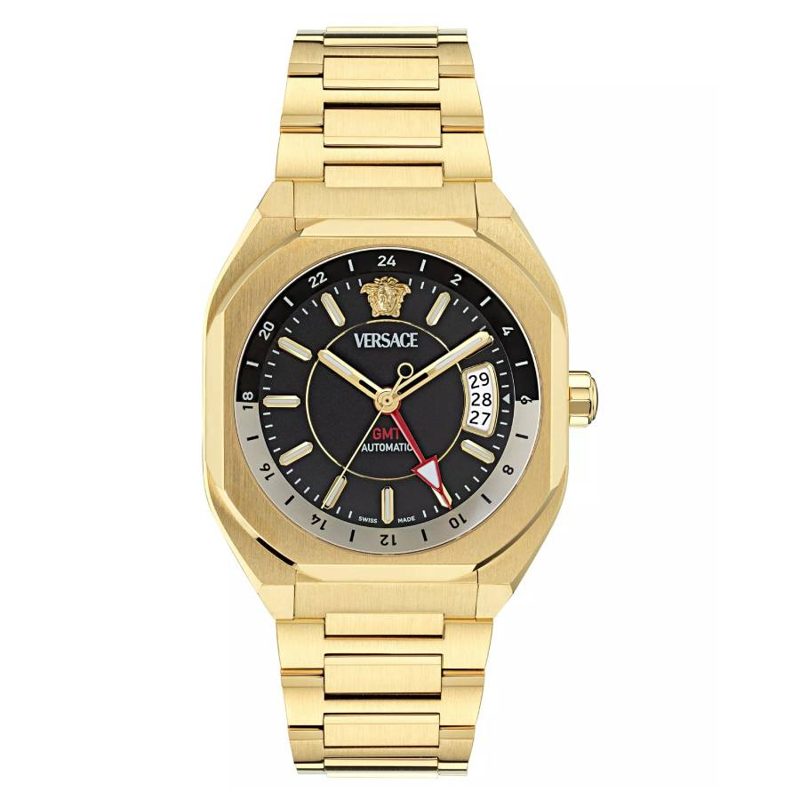 V-Contempo GMT Automatic Black Dial Mens Watch VE0I00425