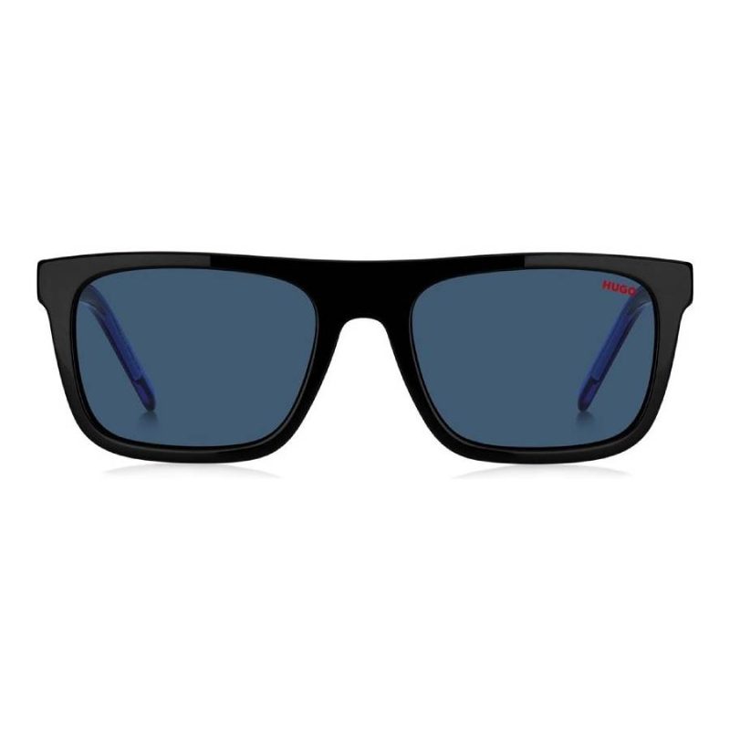 Hugo [보스] Blue Square Unisex Sunglasses HG 1297/S 0D51 KU 54