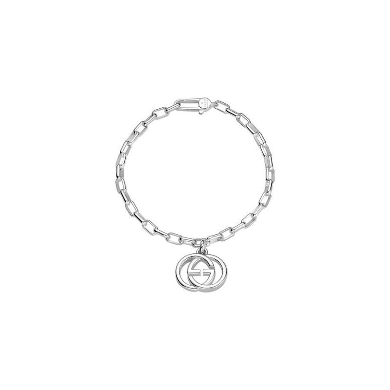 INT[ERL]OCKING G Sterling Sterling Link Bracelet Size 6.5 inches YBA295711001017